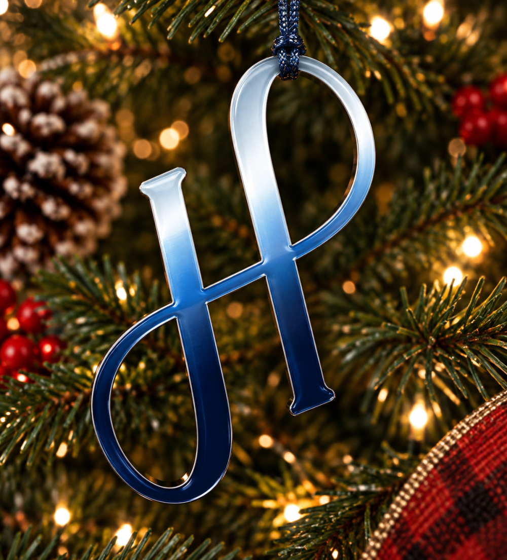 Hydrinity Signature H Holiday Ornament